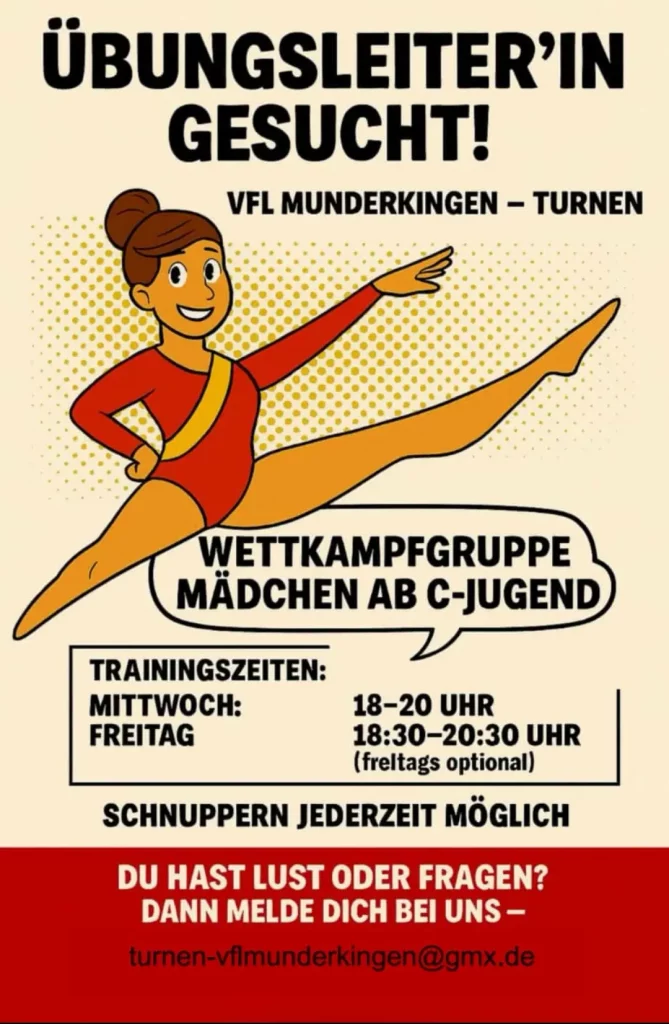 Uebungsleiter gesucht